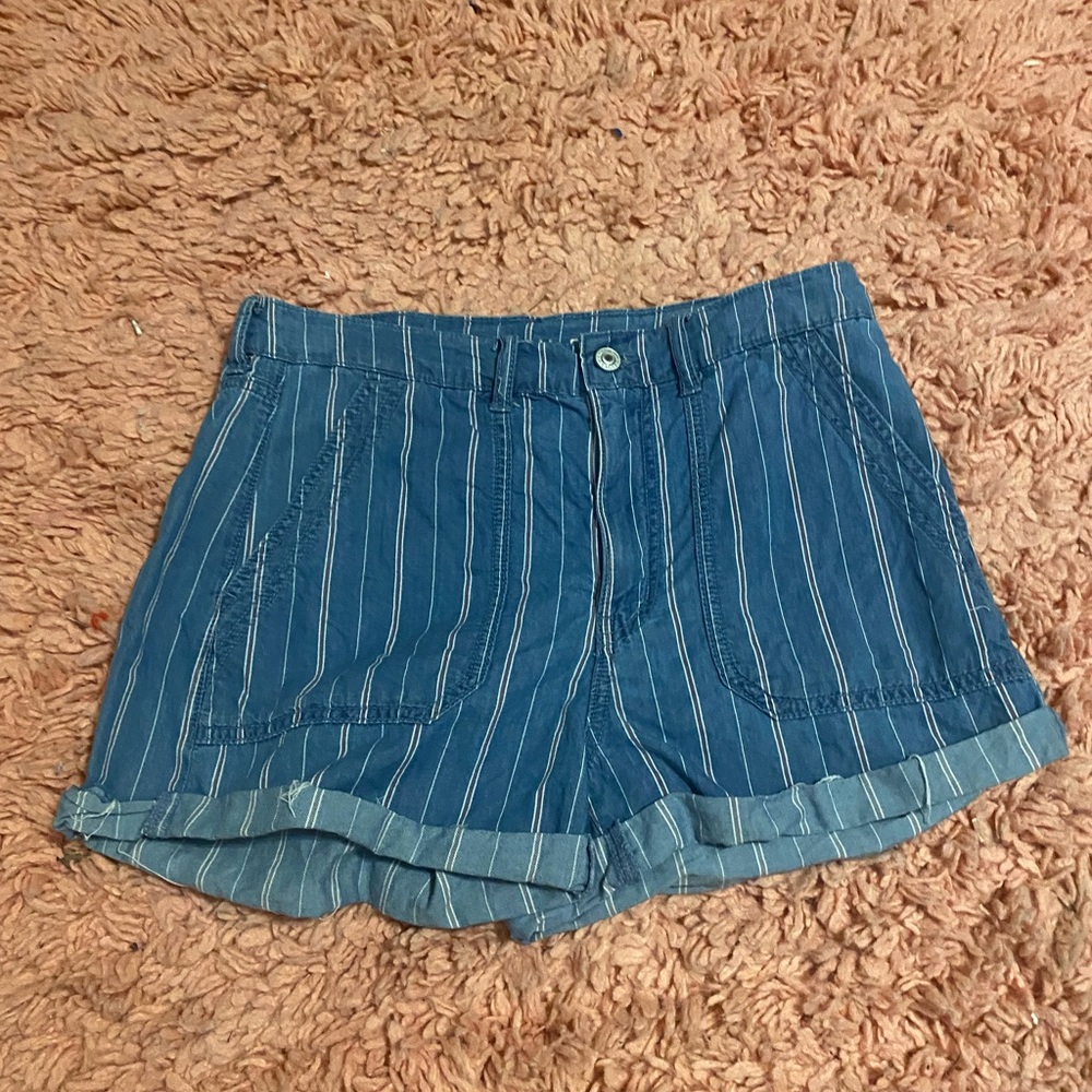 American eagle striped shorts